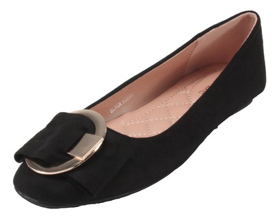 BellaMarie Women's Radio Round Toe Flats
