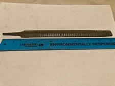 FLAT / ROUNDED 9 1/2" ROUGH CUT RASP WOOD FILE - NEW / OPEN BOX