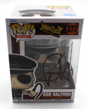 Funko Pop firmado por Rob Halford Judas Priest Pop Rocks 277 con intercambio Beckett BP30247