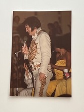 ELVIS PRESLEY ORIGINAL VINTAGE KODAK PHOTO MACON, GA  JUN. 1 1977 STAMPED