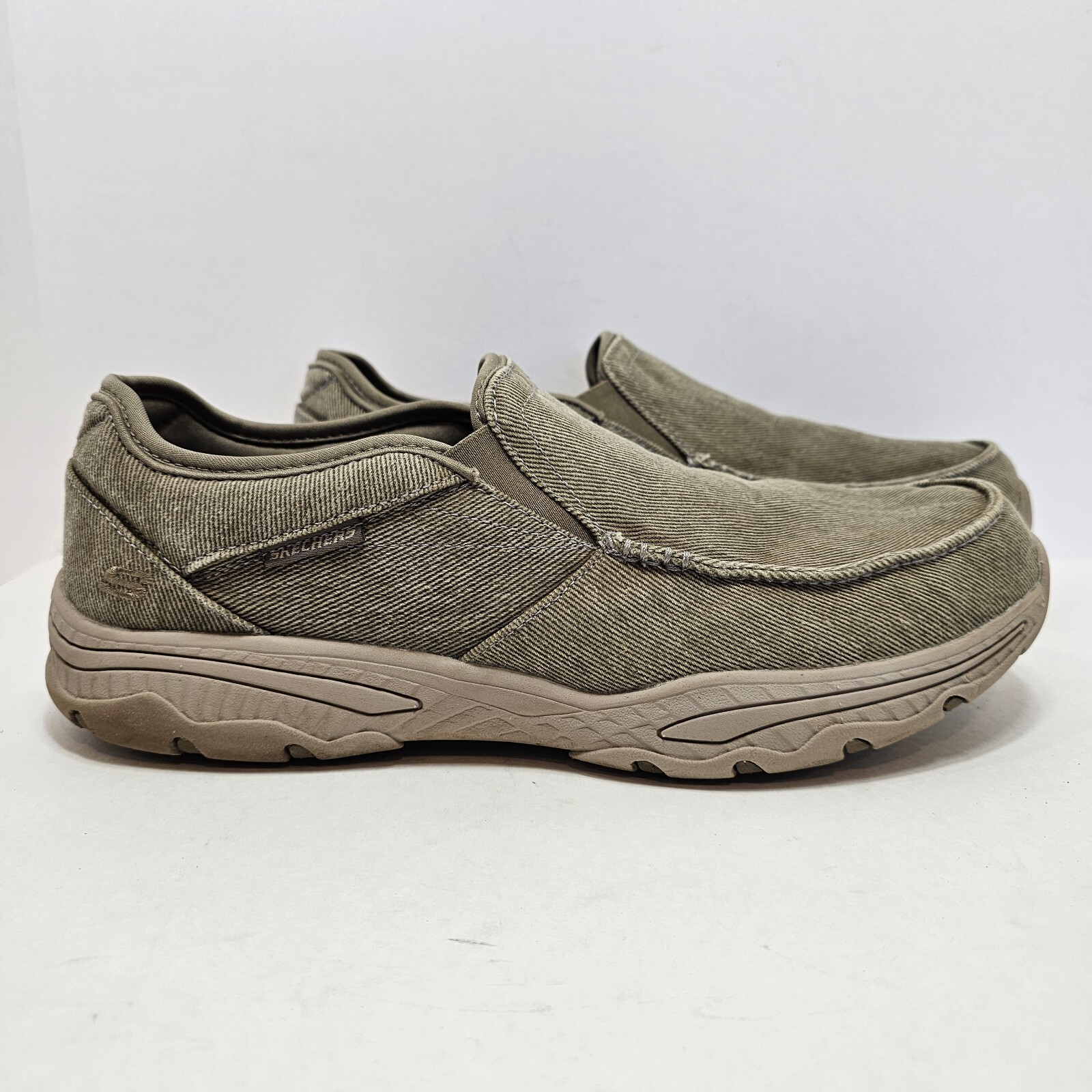 Skechers Shoes Mens 12 Relaxed Fit Creston Moseco Slip On Loafer