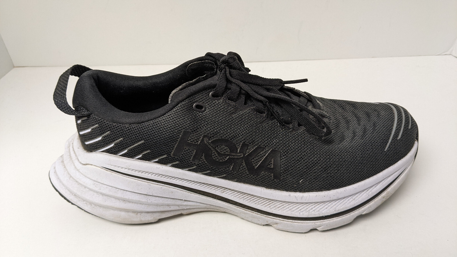 Hoka One One Bondi X Running Shoes, Black, Men's 8.5 M Gem