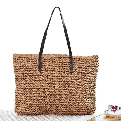summer straw tote bags