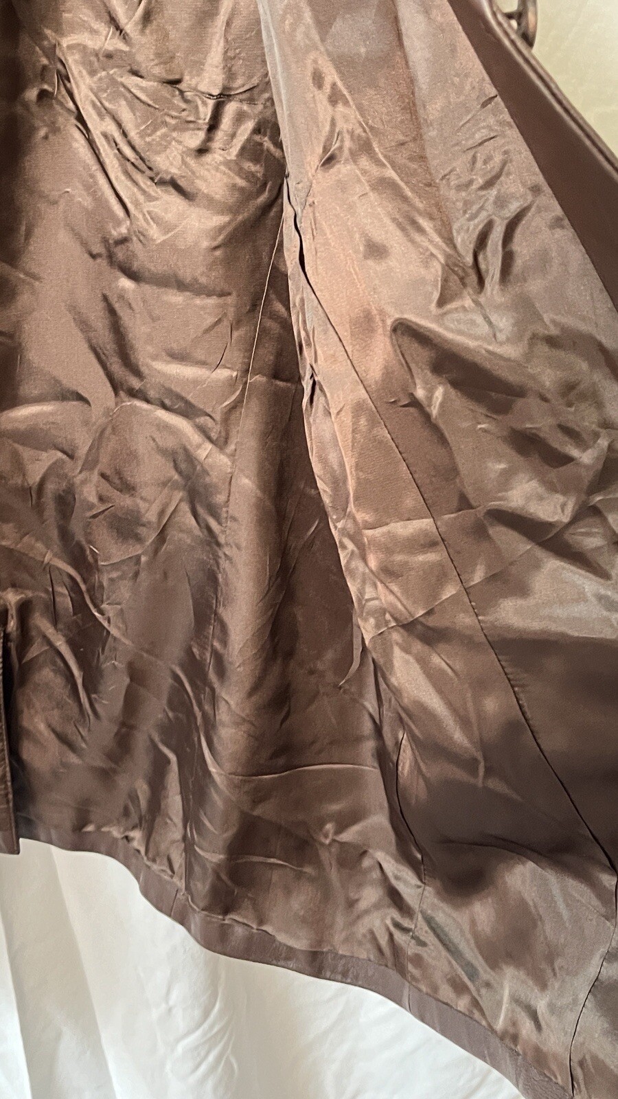 Pendleton Leather Jacket XL 3 Button Brown Acetat… - image 14