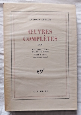 【中古】Oeuvres／Antonin Artaud／Gallimard Antonin Artaud : Oeuvres Complètes Tome 26 ed Gallimard 1994 | eBay