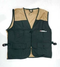 Gander Mountain - Fishing Hunting Outdoor Vest - Green and Tan - Size Small