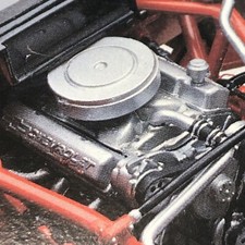 Chevy Sb Race Engine W Bow Tie Holley Carb No Headers Rvl124 Lbr Model Parts