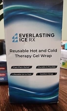 Reusable Hot and Cold Gel Ice Pack Wrap (4 Pack) for Injuries 