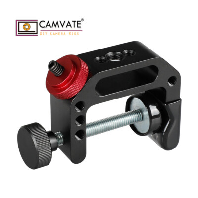 CAMVATE Aluminum Alloy Universal C Clamp With 1/4''-20 Thread Screw Mount