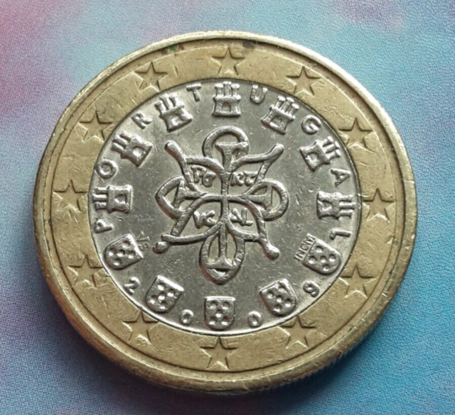 2 Euro  Portugal 2009  Motiv: Königliches Siegel von 1144 "Sehr guter Zustand&#034