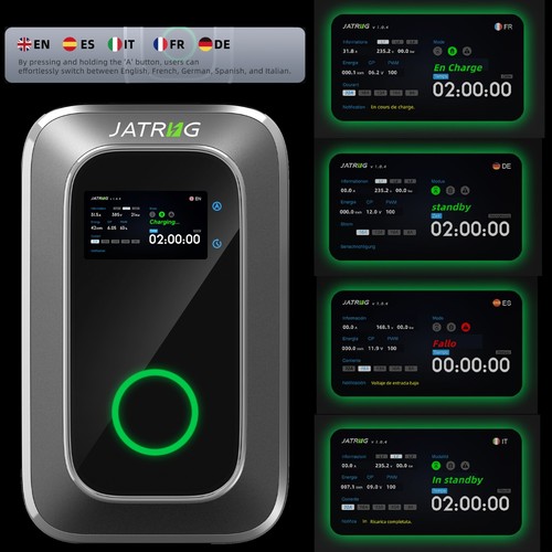 EV Ladegerät Ladestation Elektroauto -8m- 7kW 32A einphasig Alim 10m - Bild 5 von 7