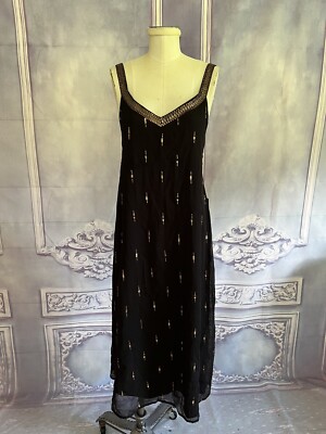 NEW Lulus Flowy Black & Gold Sequin Flowy Coverup Dress XS Body Skimming Chiffon | eBay NEW Lulus Flowy Black & Gold Sequin Flowy Coverup Dress XS Body Skimming Chiffon | eBay
