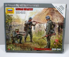 1/72 Scale WWII German Infantry, Early War, Zvezda, NIB