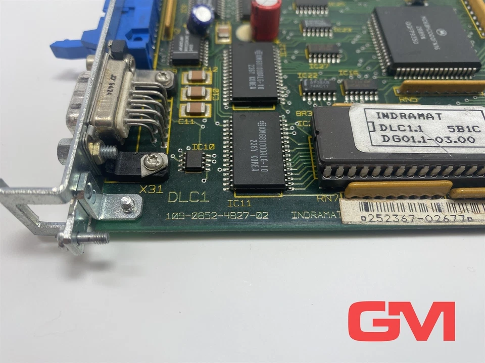 Indramat I/O Modul DLC1.1 I/O interface board 109-0852-4B27-02 DG01.1-03.00 - Image 4 of 4