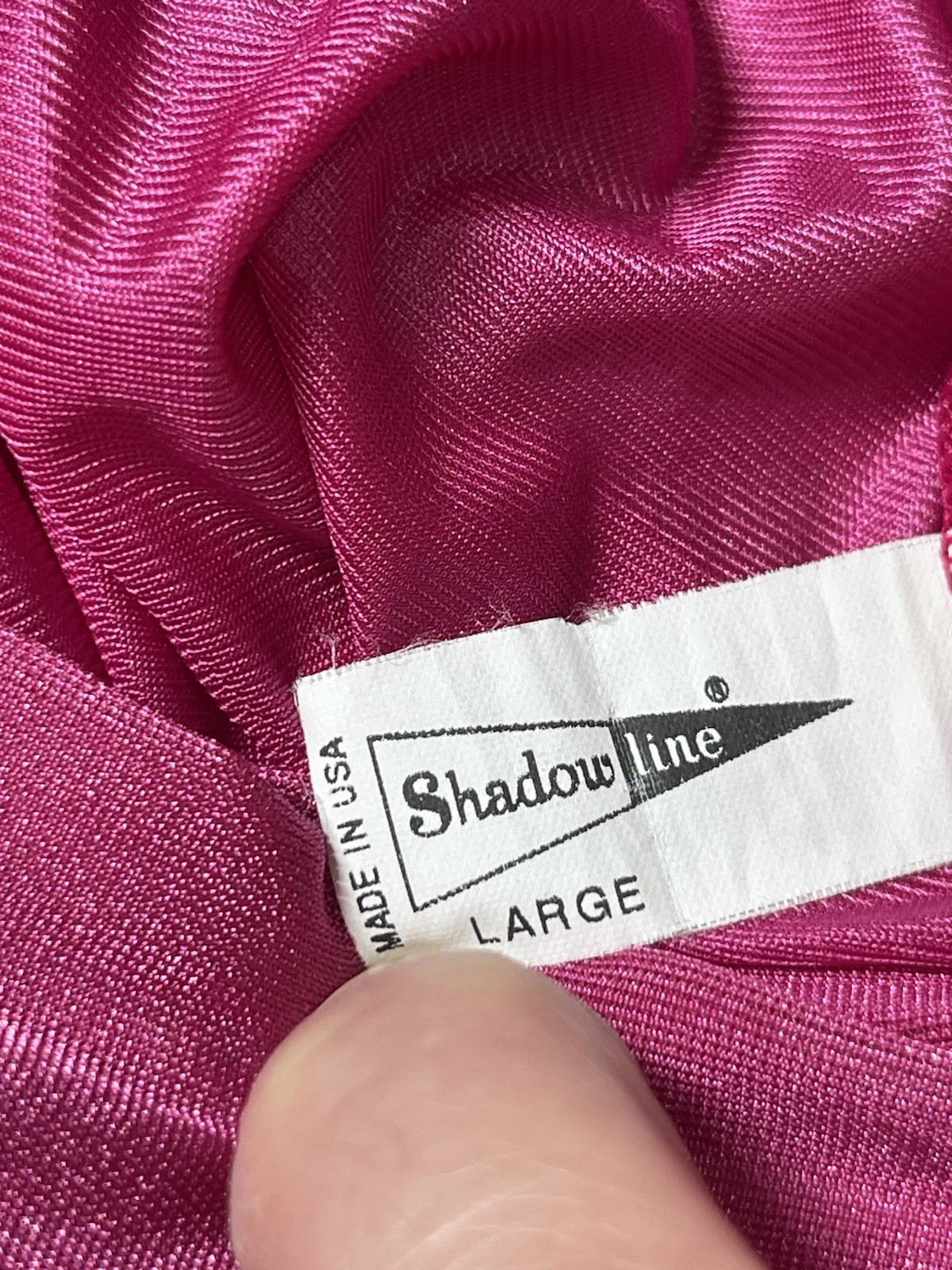Vintage Shadowline Nylon Spandex Lace Nightgown Large Long Maxi Sheer Fairy USA
