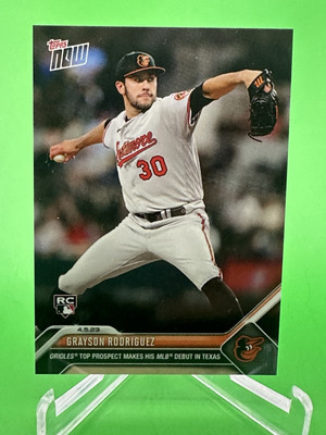 GRAYSON RODRIGUEZ 2023 Topps Now RC #57 - Print Run #/2818- NM/MT