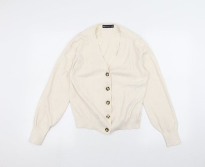 Marks and Spencer Damen Jacke Coatigan weiß Größe S