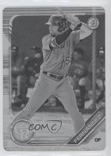 2019 Bowman Draft Printing Plate Black 1/1 Vince Fernandez #BD-137 fm0