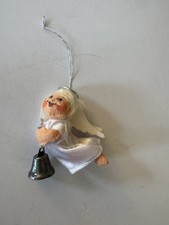 Annalee Christmas Ornaments Angel with Silver Bell and Halo J32