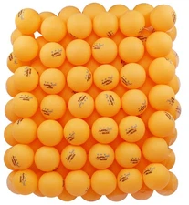 100 Counts 3-Star Orange Practice Ping Pong Balls Advanced Table Tennis Balls