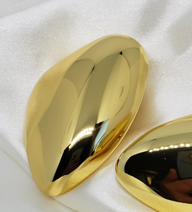 MICHAEL KORS Gold Tone Clip-On Teardrop Earrings Women's Fashion Jewelry  thumbnail 3