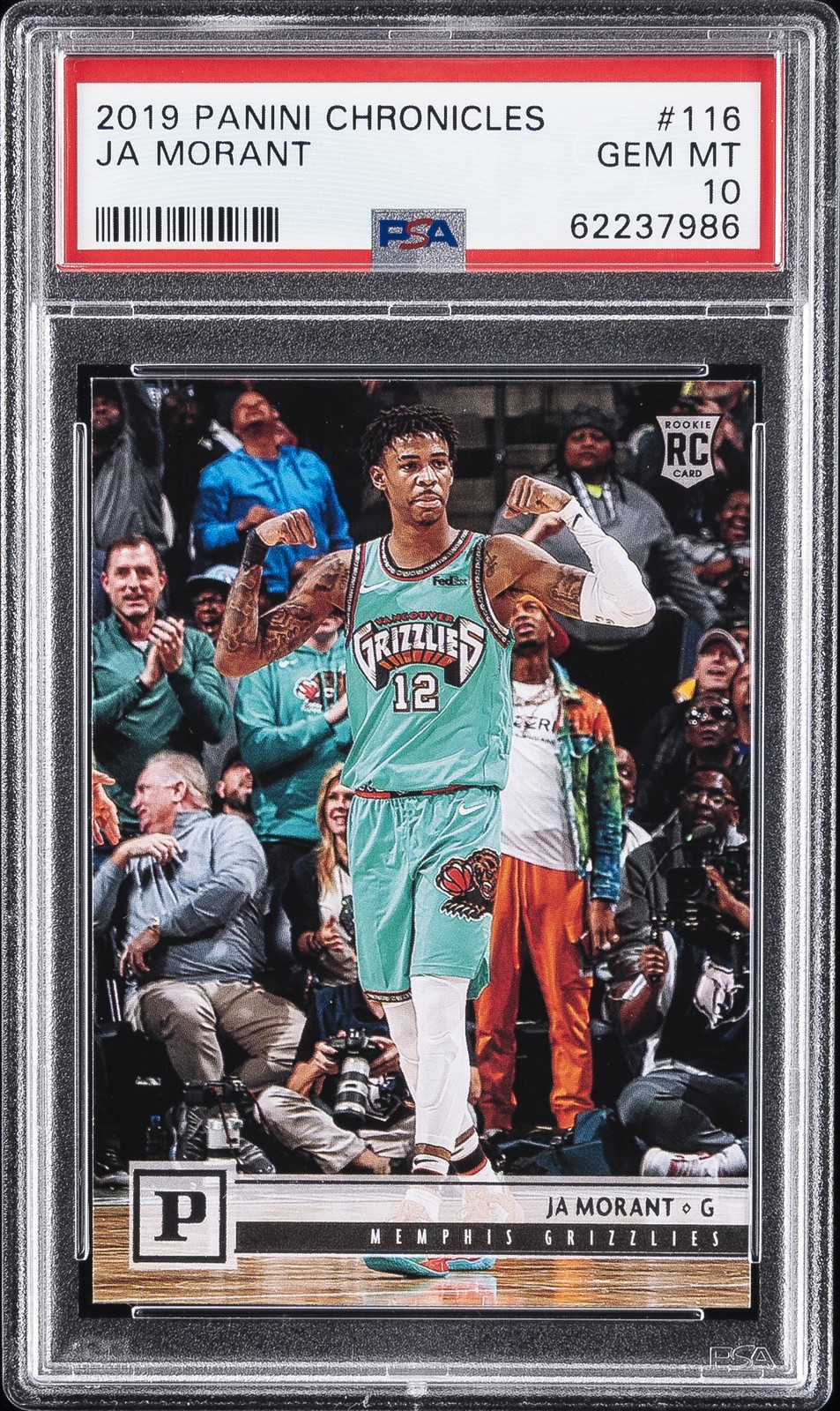 2019 PANINI CHRONICLES #116 JA MORANT PSA 10