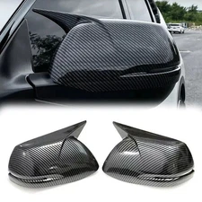 Carbon Fiber Rear View Wing Mirror Cover Cap Overlay For Honda CRV CR-V 2012-21