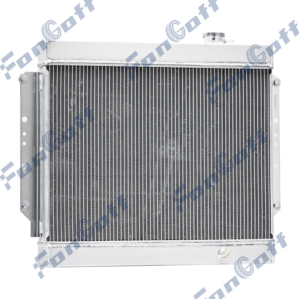 For 1959-1960 Cadillac DeVille Eldorado 6.4L V8 AT 4-Rows Radiator+Shroud Fan Foto 3 de 4