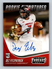 2021 Panini Draft Picks Dez Fitzpatrick #TS-DZF (RC)
