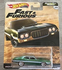 Hot Wheels Premium Fast & Furious '72 Ford Gran Torino Sport - Free Shipping!