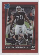 2021 Panini Donruss Optic Rated Rookie Red Prizm 18/99 Alex Leatherwood #266 ay9