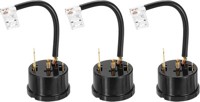 3Pcs 1HP(750W) Refrigerator Overload Protector, 2 Pin Freezers Compressor Therma