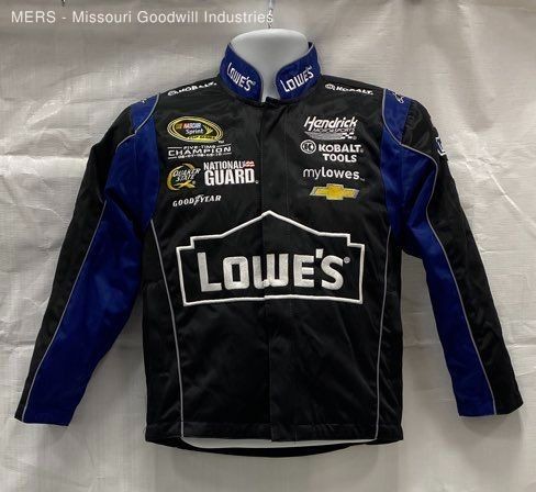 Chase Authentics Boy's Nascar Jimmy Johnson #48 Lowe's Racing Jacket - Size S