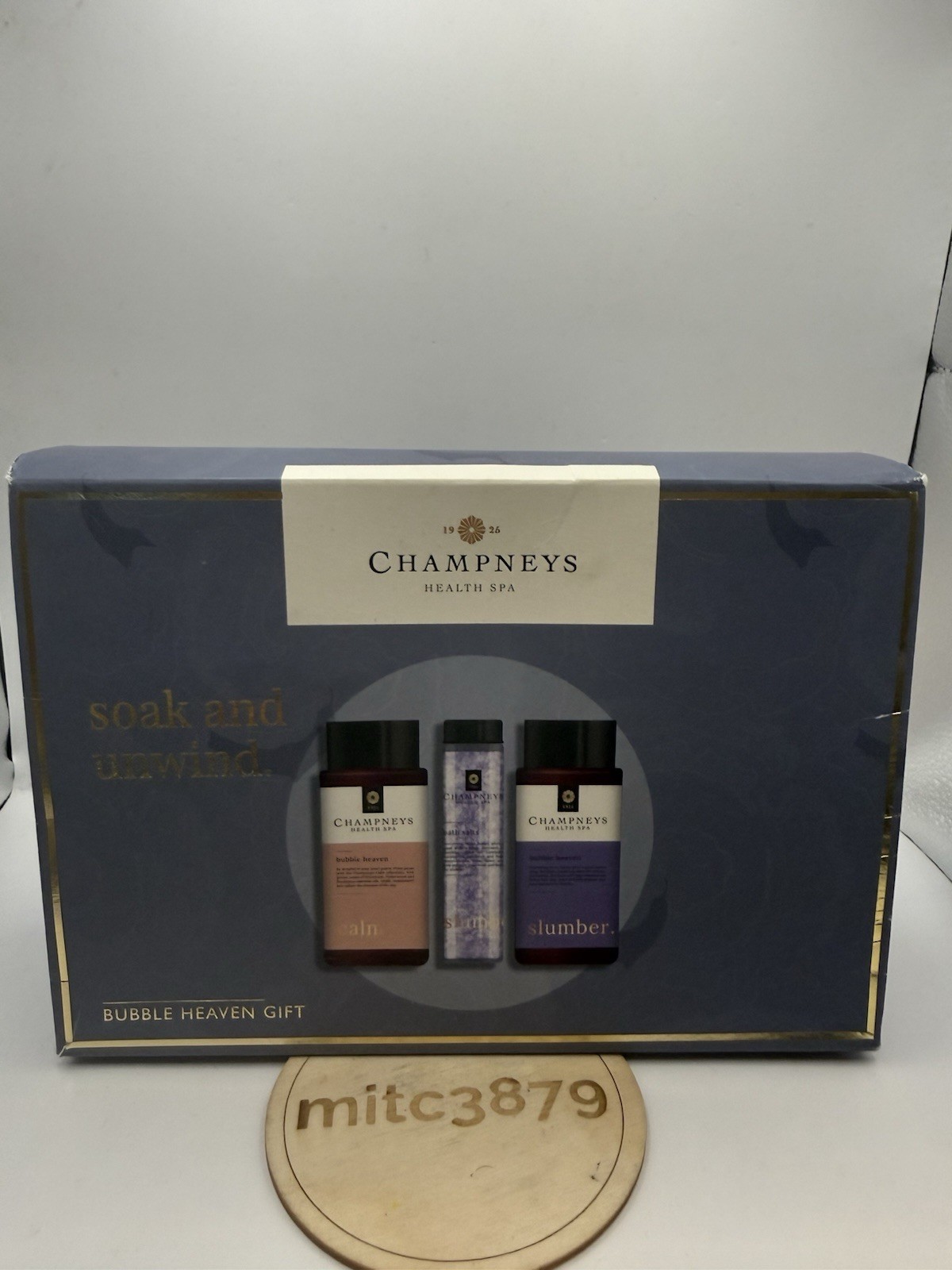 Champneys Health Spa Soak And Unwind Bubble Heaven Gift Set Calm Slumber Salts