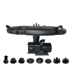 1.75 HP Floating Fountain - 14,800 GPH Pump, 100' Cord, White Lights