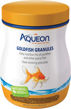Goldfish Fish Food Slow Sinking Granules 5.8 Ounce