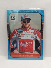 2020 Donruss Optic Carolina Blue Wave #81 Austin Dillon RETRO 1987 Racing Card