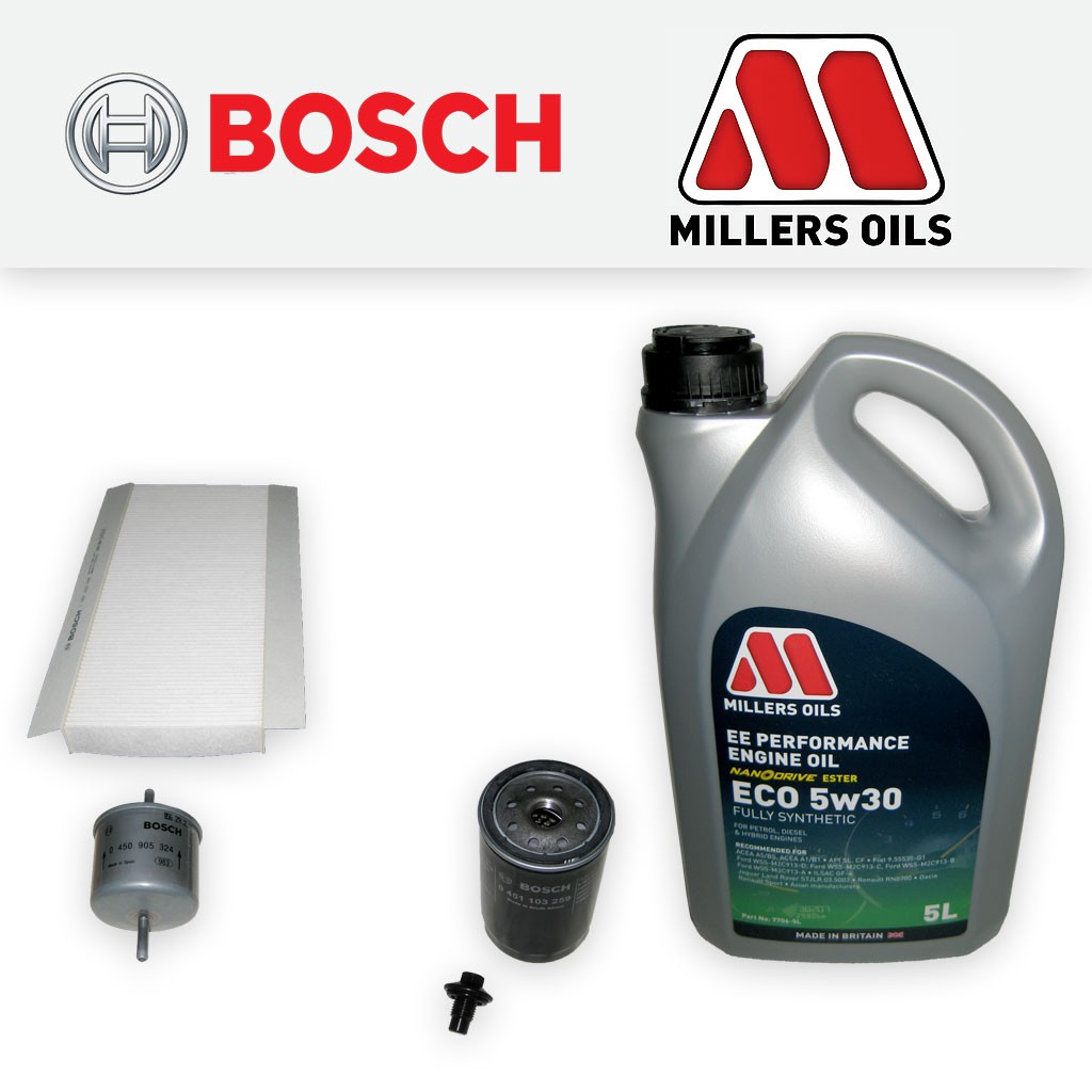 SERVICE KIT for FORD PUMA 1.6 1.7 OIL FUEL CABIN FILTERS +EE OIL (1997-2002)