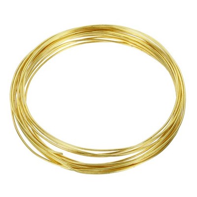 1pcs 15 Gauge 5m Craft Wire Beading Wire for Jewelry Making DIY(K-Gold)