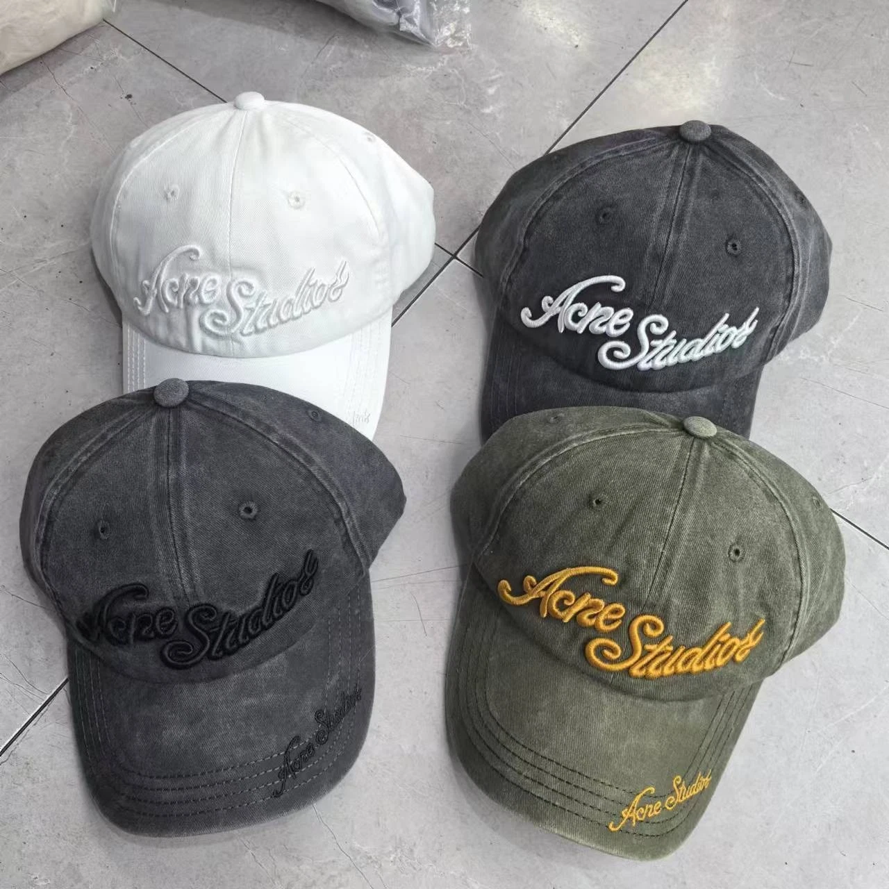 New Acne Letter Embroidered Baseball Cap Men Street Hip-Hop Sports Casual Cap
