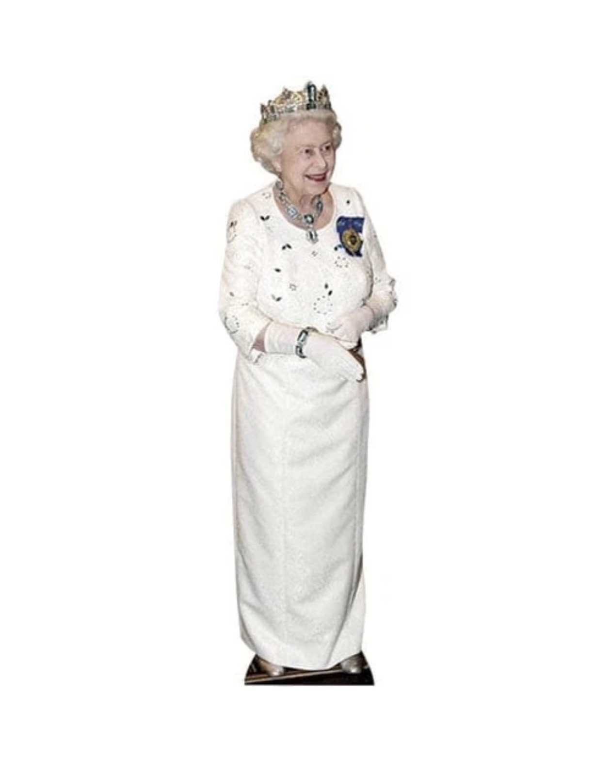 Queen Elizabeth II Handshake Lifesize Cardboard Cutout - 172cm