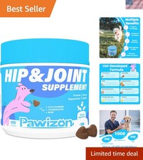 Advanced Hip and Joint Supplement for Dogs- Glucosamine for Dogs with MSM, Ch...