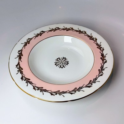 Foley Bone China Rosa Gold Akanthus Rand Suppenschüssel E.B. England Vintage