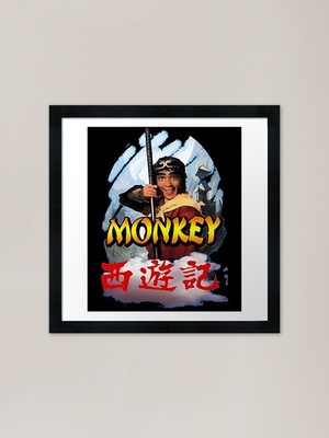 Monkey Magic Game Gerahmter Kunstdruck Gerahmtes Wandbild Poster Leinwanddruck Bild