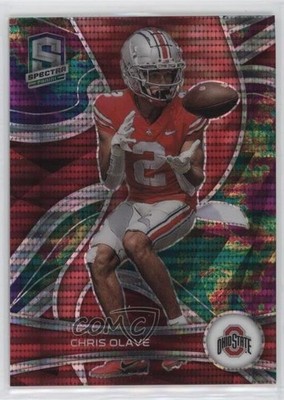 2023 Panini Chronicles Draft Picks Spectra Celestial Prizm 93/99 Chris Olave 7gk