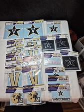 Lot of 21 NCAA Vanderbilt Commodores Decals Stickers Mixed Sizes