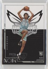 2021-22 Panini Noir Rookies Icon Edition Holo Silver 29/35 Kai Jones #190 4n2