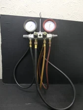 Yellow Jacket Brute II 4 Valve Manifold with Hoses