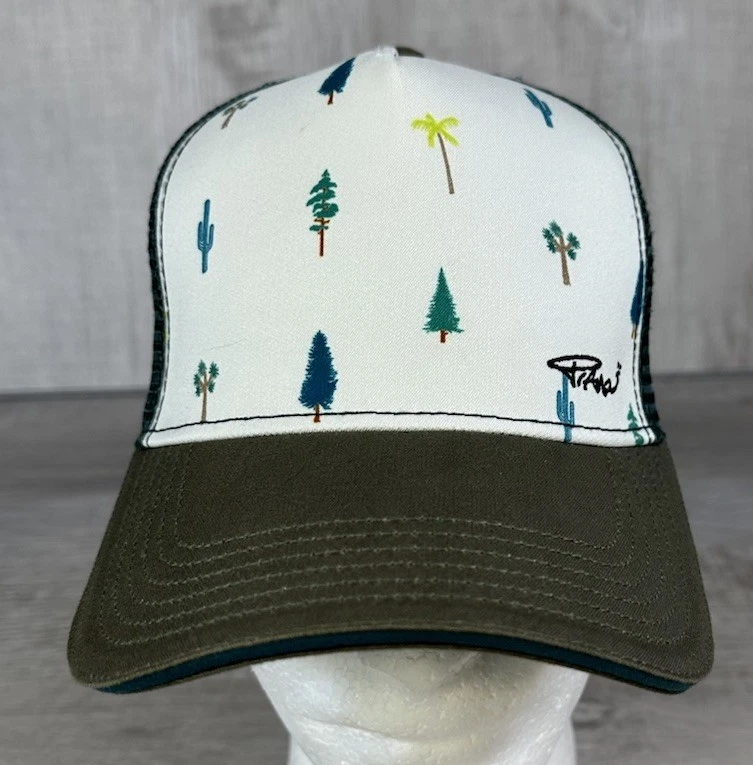 Gorra Prana Malla SnapBack Camionero Estampado Árbol Adulto/Mujer OSFM Ajustable  Foto 2 de 4