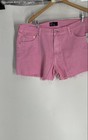Gap Womens Pink Stride Flat Front Medium Wash Denim Mom Shorts Size 16/33 — photo 2
